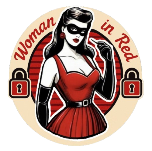 Woman in Red Logo